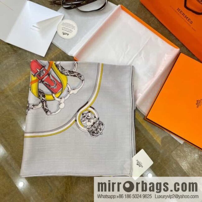 Hermes \"Cavalcado\" Shawl Scarf