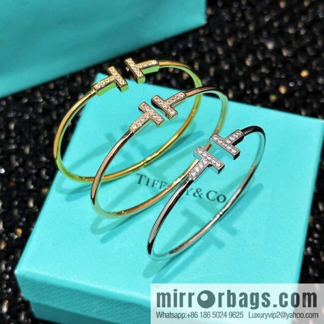 IMG_7176-800x800lhvnbdwsrqg111313_20250702083518.jpg Tiffany & Co ☀️ with Diamonds, Classic T-Series, Double T-Bracelet in Silver Rose Gold with Diamonds ☀️