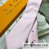 LV Louis Vuitton 100% Top Jacquard Silk L Letter Logo Tie M70952
