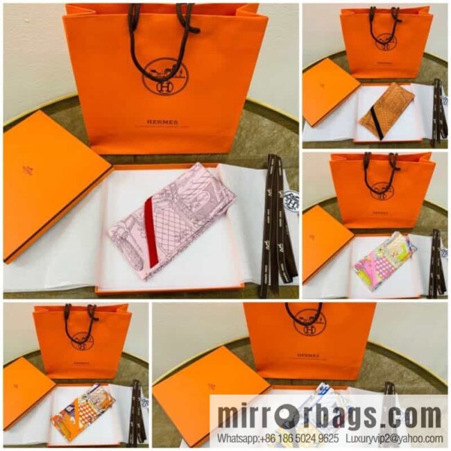 Hermes 21 summer new Maxi Twilly \"Fubao Grand Prix\" 100% silk ribbon