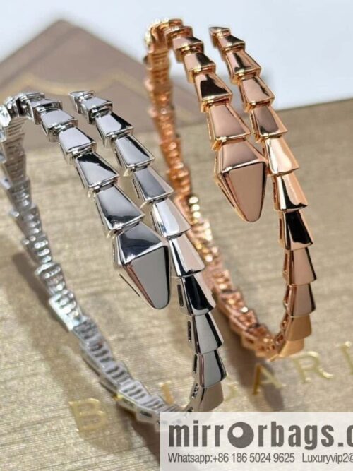 IMG_7545-800x800opjjylhcw1s110902_20250702082442.jpg ❗️CNC version ❗️ ☀️ Seiko version ☀️ Bulgari BVLGARI narrow version glossy snake bone bracelet ☀️ rose gold, silver ☀