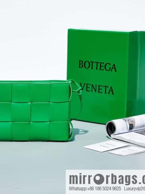 IMG_7824-800x800pvaewxrdr1p84226_20250719083257.jpg #BV 2023 Cassette Strap Underarm Bag, Model: 730543 Model 80846 Grass Green