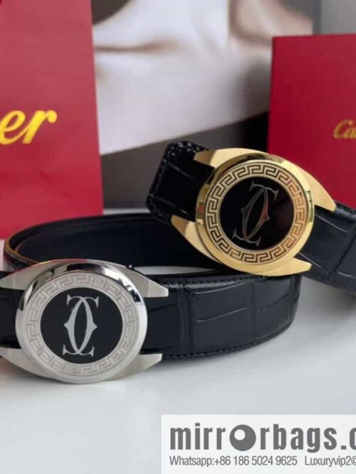 IMG_78810-800x800fluueqkgcia92374_20250702010000.jpg Cartier Cartier, stainless steel metal buckle imported cowhide fine imitation crocodile leather belt 3.5cm