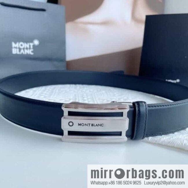 Montblanc, White Hexagonal Star Capsule Men\'s Automatic Belt 3.5cm