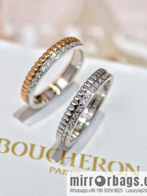 IMG_8103-800x800d14n3w5ezlm101437_20250702044250.jpg ❗New ❗️ BOUCHERON/Boucheron QUATRE RADIANT Series Ring Single Row Diamond Ring ☀️ US Size 678