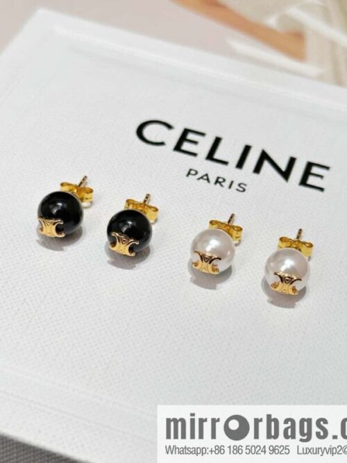 IMG_8144-800x800wmn2gbmt0ya110481_20250702081325.jpg ❗️New ❗️ ☀️ New ☑️ Celine simple style Arc de Triomphe pearl stud earrings ☀️