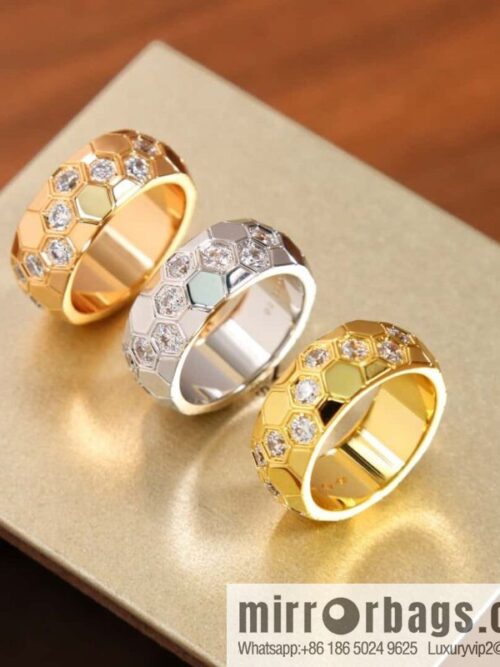 IMG_8162-800x8001igy10c23d4101385_20250702044134.jpg ❗️New ❗️ ☀️ CHAUMET BEE MY LOVE Love • Nest series wide version honeycombs ring ☀️ US size 678