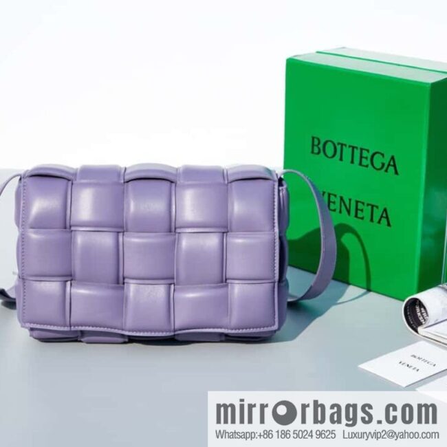Bottega Veneta Padded Cassette Bag Model; 591970 BV Cassette Pillow Bag, Lavender