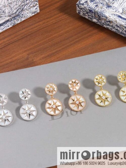 IMG_8310-800x800af01spzdnrz135687_20250704220904.jpg New ☑️ Dior octagram white fritillary compass stud earrings
