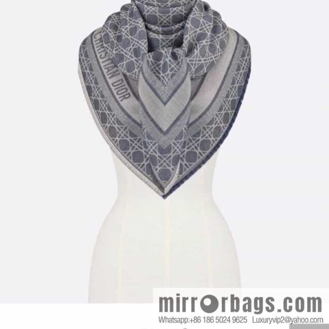 Dior Dior Denim Blue Canage Shawl 15CAN140I163_C525