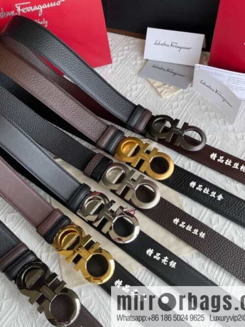 IMG_85130-800x800yscswpjl4hx82120_20250701195825.jpg Ferragam Ferragamo, exquisite inverted 8-character hanging buckle hair, hair belt 3.5cm