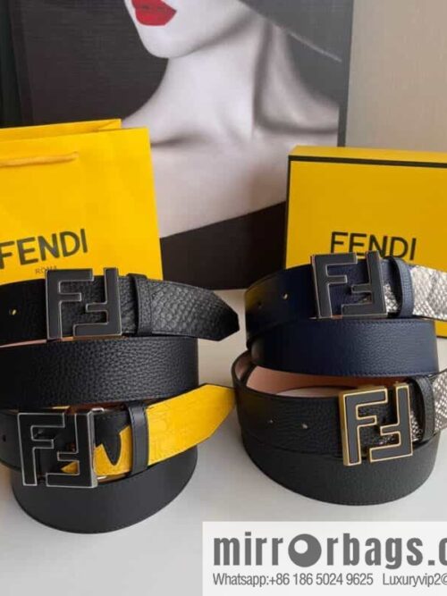 IMG_8593-2-800x800mocz2jq0k4c102045_20250702050027.jpg FENDI Fendi FF logo exquisite craftsmanship metal buckle first layer cowhide splicing snake skin belt