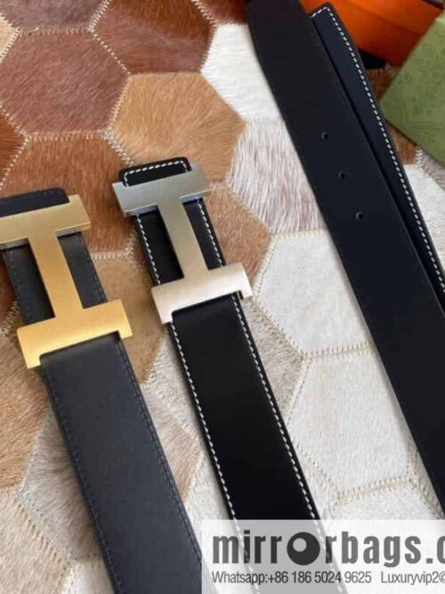 IMG_8611-2-800x800vqiqubgmsvp111904_20250702085508.jpg Hermes Hermes, fine steel four-corner solder joint metal buckle with first layer cowhide double-sided men\'s 3.8cm belt