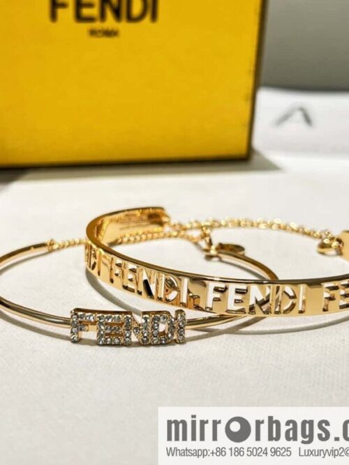 IMG_9134-800x800zrhcel2styo100790_20250702042532.jpg ❗New ❗️ ☀ with drill 290 hollow 310 ☀ new FENDI hollow letter bracelet bracelet ☀