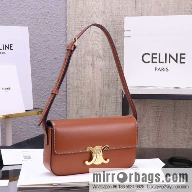 [Premium quality, all-steel hardware] CELIN * New Triomphe Arc de Triomphe armpit bag 2021 spring and summer limited edition, model number: 194142