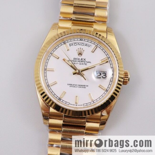 EW Boutique, Rolex Week Diary 36 Ultimate Edition, Original 3255 Automatic Mechanical Movement 128238 Series Watch