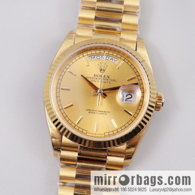 EW Boutique, Rolex Week Diary 36 Ultimate Edition, Original 3255 Automatic Mechanical Movement 128238 Series Watch