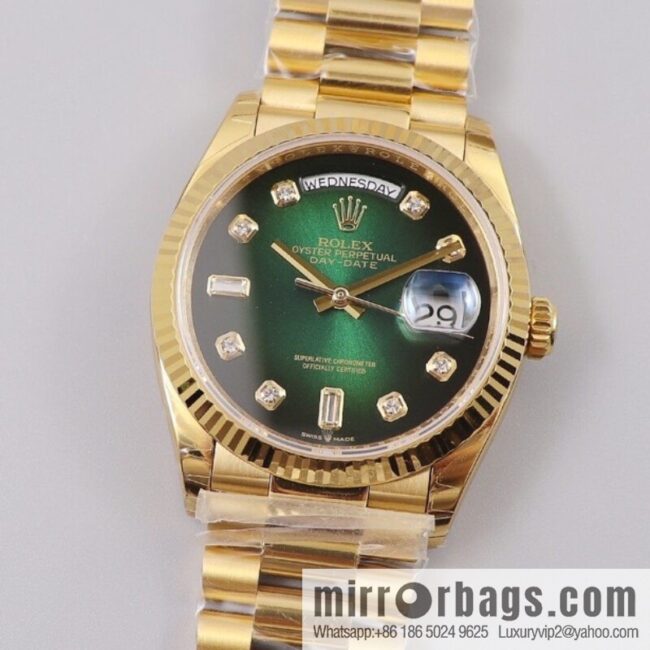 EW Boutique, Rolex Week Diary 36 Ultimate Edition, Original 3255 Automatic Mechanical Movement 128238 Series Watch