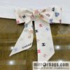 Chanel Xiaoxiang Twiily 100% Silk Silk Hair Band Ribbon AA7447