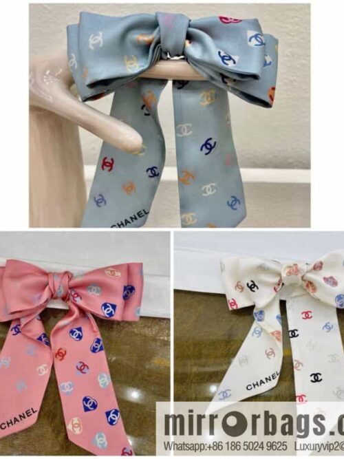 IMG_9514-800x800s1ee3tk1myh103435_20250702053338.jpg Chanel Xiaoxiang Twiily 100% Silk Silk Hair Band Ribbon AA7447