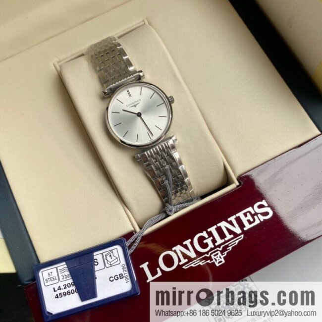 Ultra-thin 4mm~ Longines Garland Series - Elegant Luxury Ladies Quartz Watch