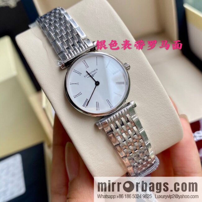 Ultra-thin 4mm~ Longines Garland Series - Elegant Luxury Ladies Quartz Watch