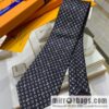LV Louis Vuitton 100% Top Jacquard Silk Logo Tie