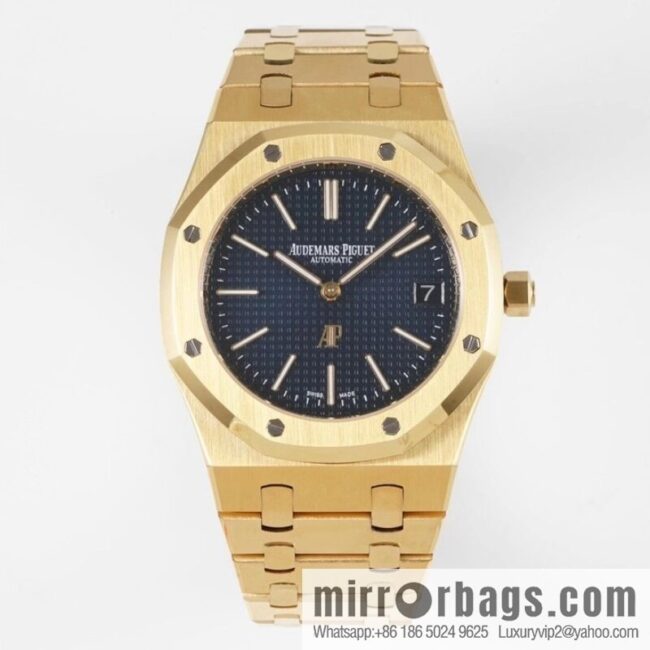 Royal Oak 15202 watch size 39mm super two-pin mechanical movement, sapphire crystal glass mirror, original Cal.2121 automatic movement