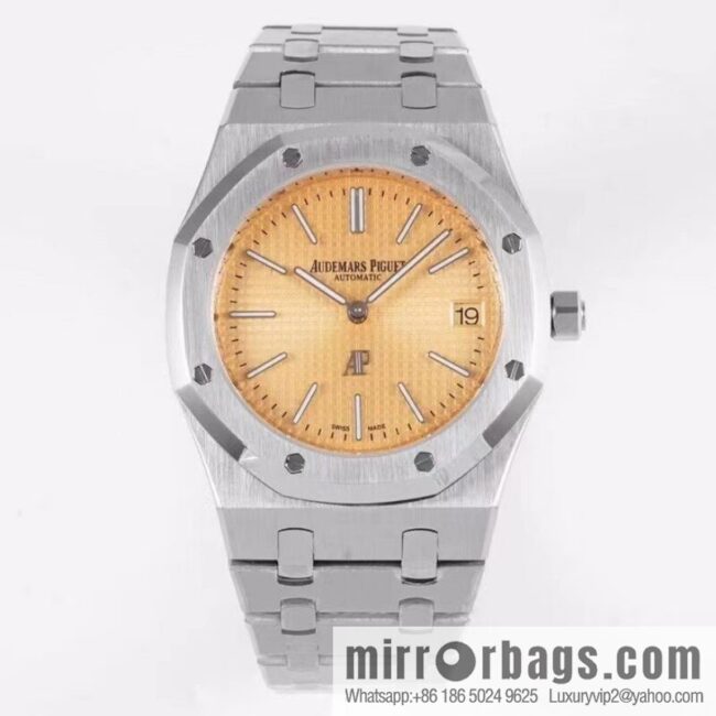 Royal Oak 15202 watch size 39mm super two-pin mechanical movement, sapphire crystal glass mirror, original Cal.2121 automatic movement