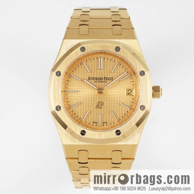 Royal Oak 15202 watch size 39mm super two-pin mechanical movement, sapphire crystal glass mirror, original Cal.2121 automatic movement