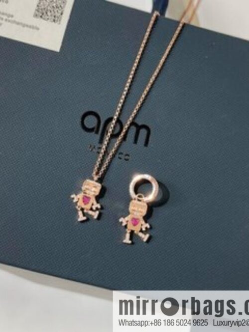 i1646807915_9199_2-800x800g2gj5uu4dez23571_20250716022720.jpg APM Monaco pink robot necklace stud earrings