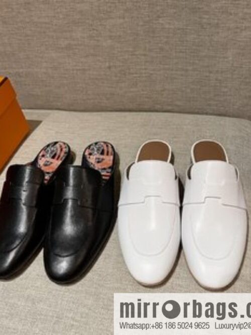 HERMES Hermès 2022 Latest Loafers Half-tow Catena Muller Shoes