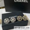 New ☑️ Chanel double c pentagram ⭐ star stud earrings