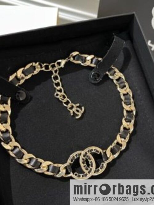 i1648868113_7206_1-800x8002bxfj20wx5h31555_20250716033624.jpg New ☑️ Chanel double c black leather rope necklace
