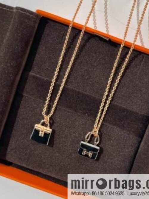 New ☑️ Hermès HERMES black necklace