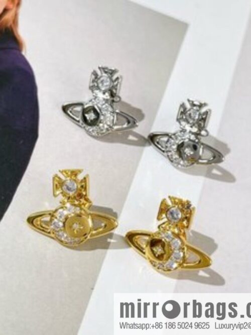 i1650888949_8374_3-800x80021omnaly5cl27959_20250716030516.jpg New ☑️ Vivienne Westwood Queen Mother full diamond Saturn stud earrings