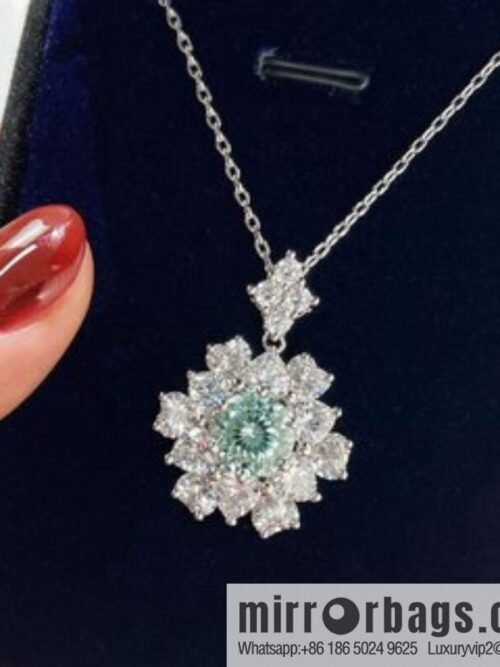 [High-end] Paraiba fireworks cutting necklace