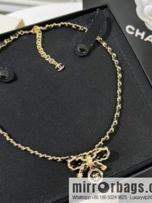 i1653836536_2911_1-800x8001tlp33jhnru20202_20250716015650.jpg New ☑️ Chanel double c black leather rope bow necklace
