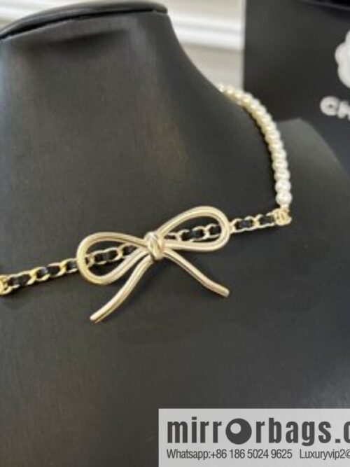 i1654006900_8839_4-800x800h14vaomhc0d20090_20250716015549.jpg New ☑️ Chanel Double C Bow Pearl Necklace