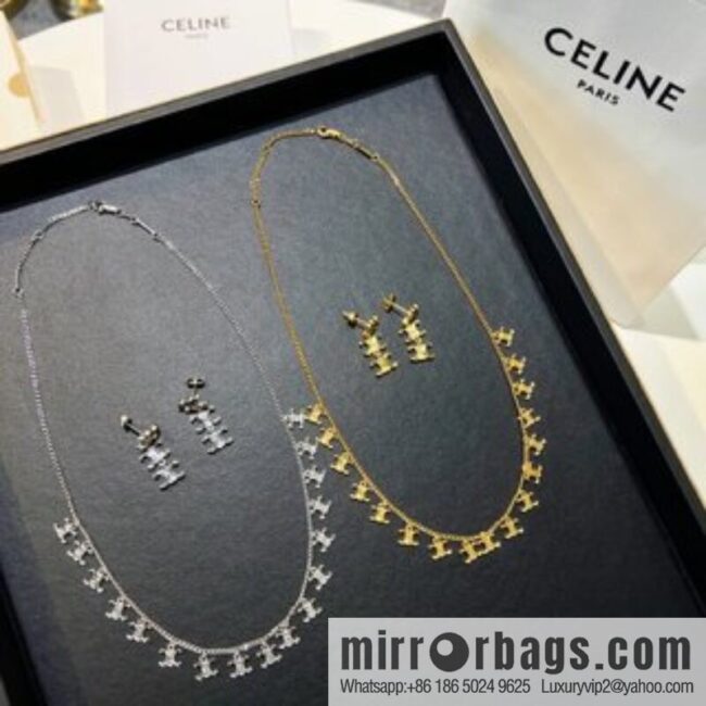 i1655348953_4860_1-800x800dbujqwvyhne19700_20250716015211.jpg Celine Arc de Triomphe fringed necklace earrings
