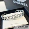 New ☑️ Chanel double c letter open bracelet