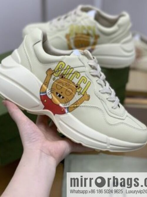 Gucci Gucci [New G Home High Version] Unisex Vintage sneakers