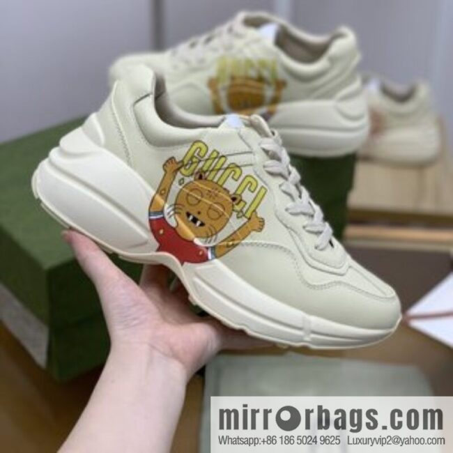 Gucci Gucci [New G Home High Version] Unisex Vintage sneakers