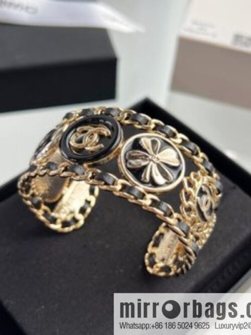 i1661173768_8220_1-800x800t4adm1tylyk8006_20250716000711.jpg New ☑️ Chanel double c black leather rope open bracelet