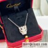New ☑️ Cartier Cartier jungle series, full of diamond leopard head 🐆 necklace