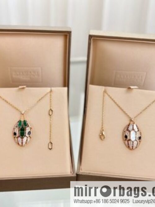 i1662527938_364_1-800x800zhl2voidtsn7491_20250716000234.jpg BVLGARI Bulgari new SERPENTI series malachite, white fritillary snake head necklace