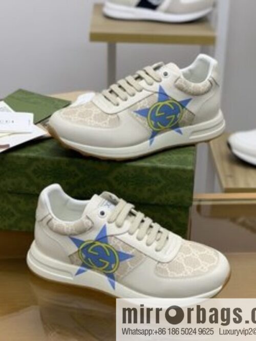 i1663130256_3235_3-800x800d0ga1h4iiy258043_20250719002115.jpg Gucci Gucci Pentagram GG Rubber Men\'s Sports Running Shoes