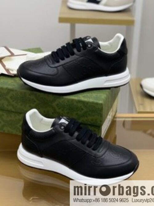 i1663130303_7578_3-800x800sckmdexzk1a58032_20250719002109.jpg Gucci Gucci uses black letter embossed men\'s sports running shoes