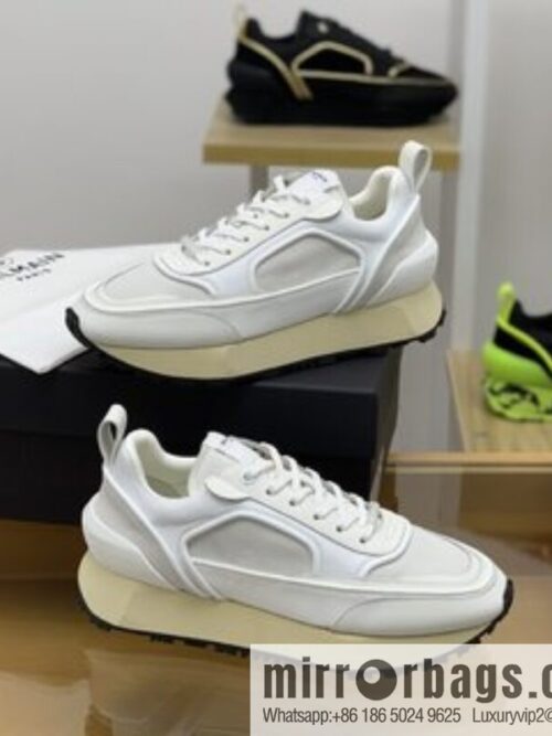 i1663307336_4475_3-800x800kns02nrccoa62564_20250719011931.jpg BALMA Balmain, made of calfskin polyester waterproof fabric, turned fur material, men\'s mecha style Casual Shoes