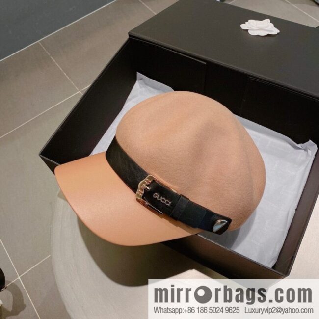 GUCCI Gucci 2022 autumn and winter new woolen star cap